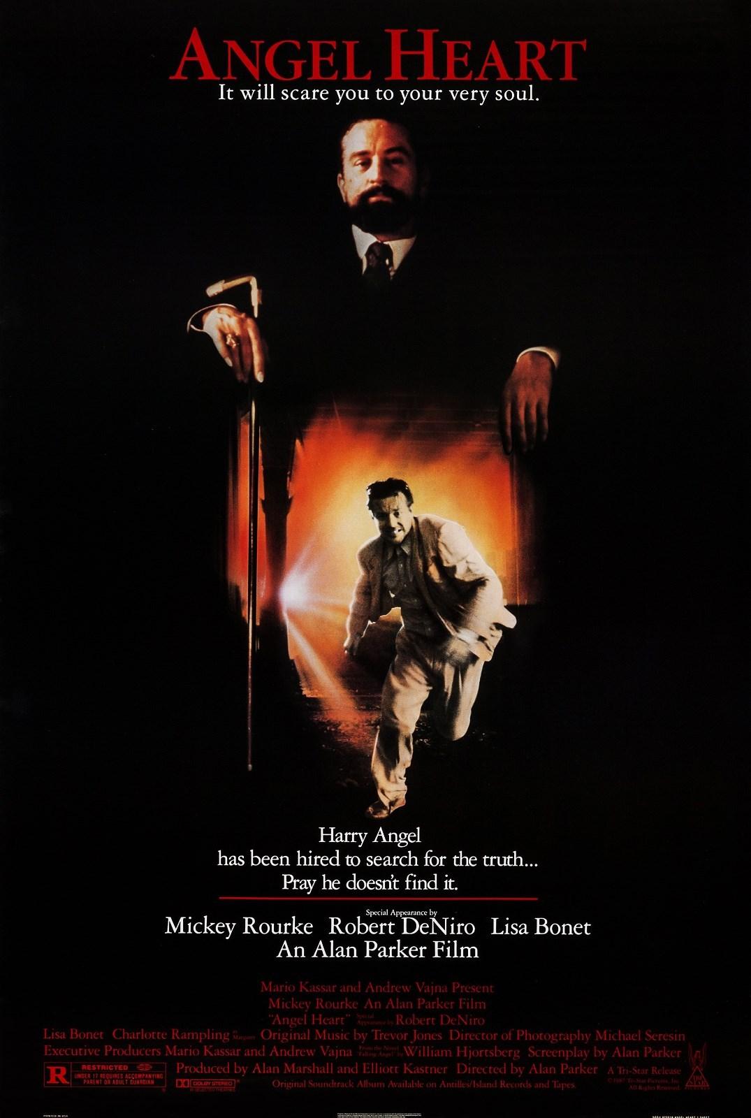 ANGEL HEART (1987) ORIGINAL MOVIE POSTER  -  ROLLED