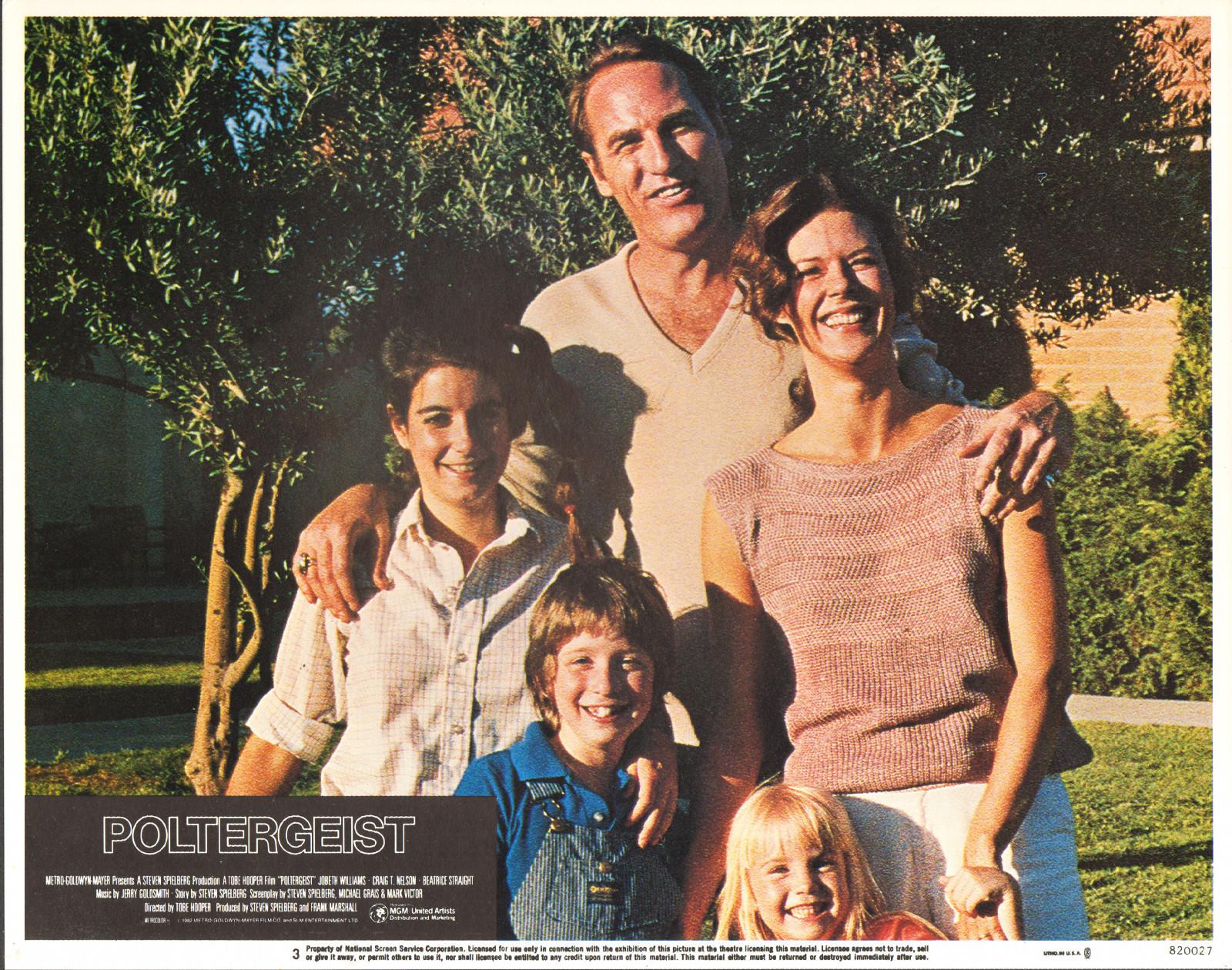 POLTERGEIST original 1982 lobby card JOBETH WILLIAMS 11x14 movie poster