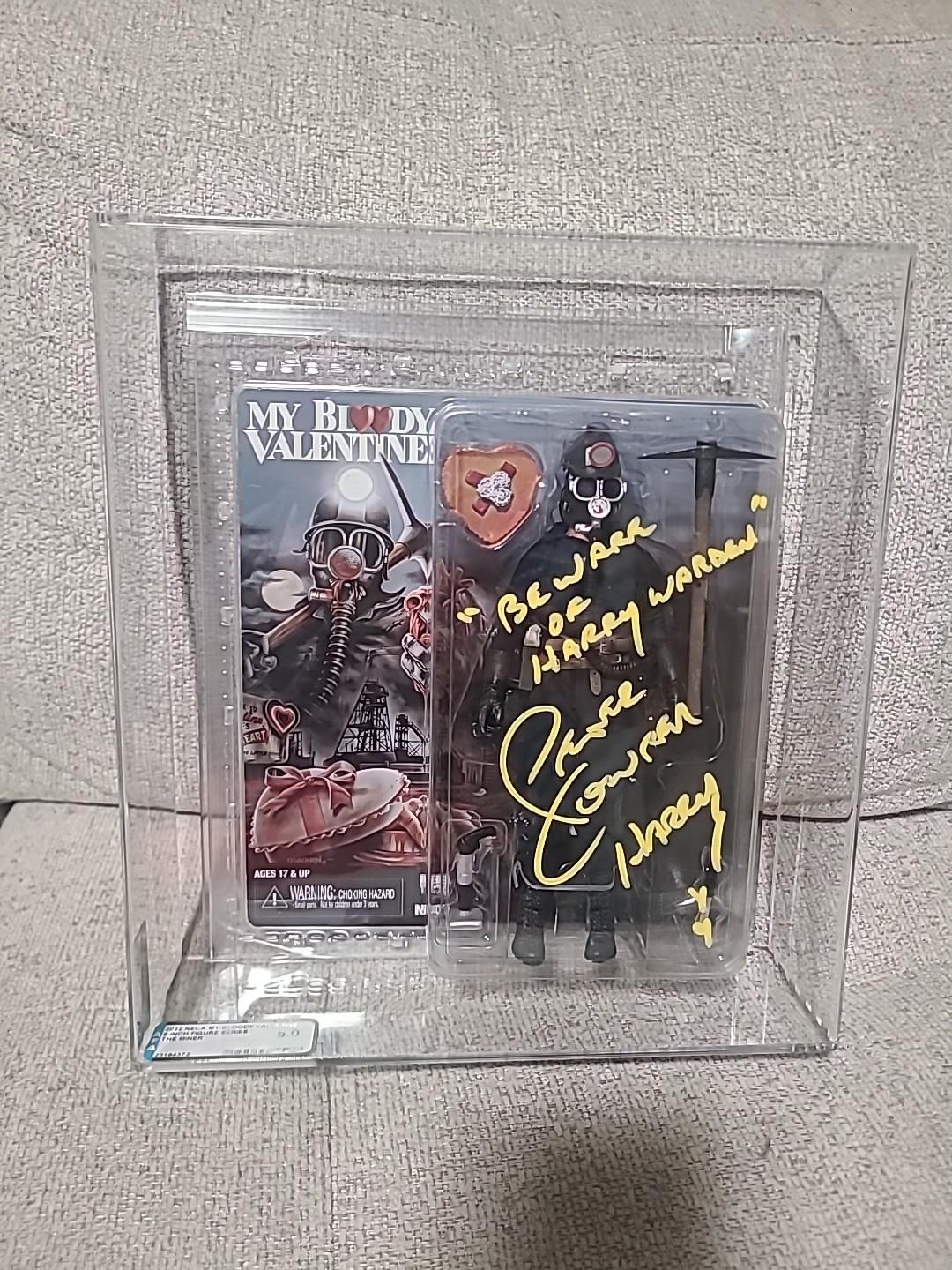 My Bloody Valentine NECA Toy Figure Signed by Peter Cowper Harry Warden JSA  AFA