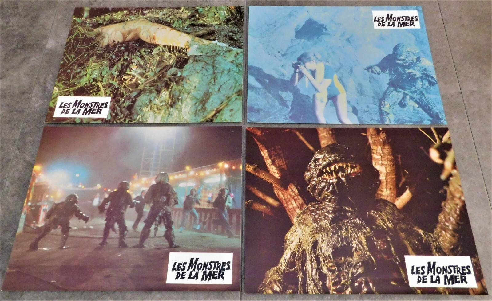 Humanoids from the Deep *8 Original French Lobby Cards 9x11 *1980 Corman