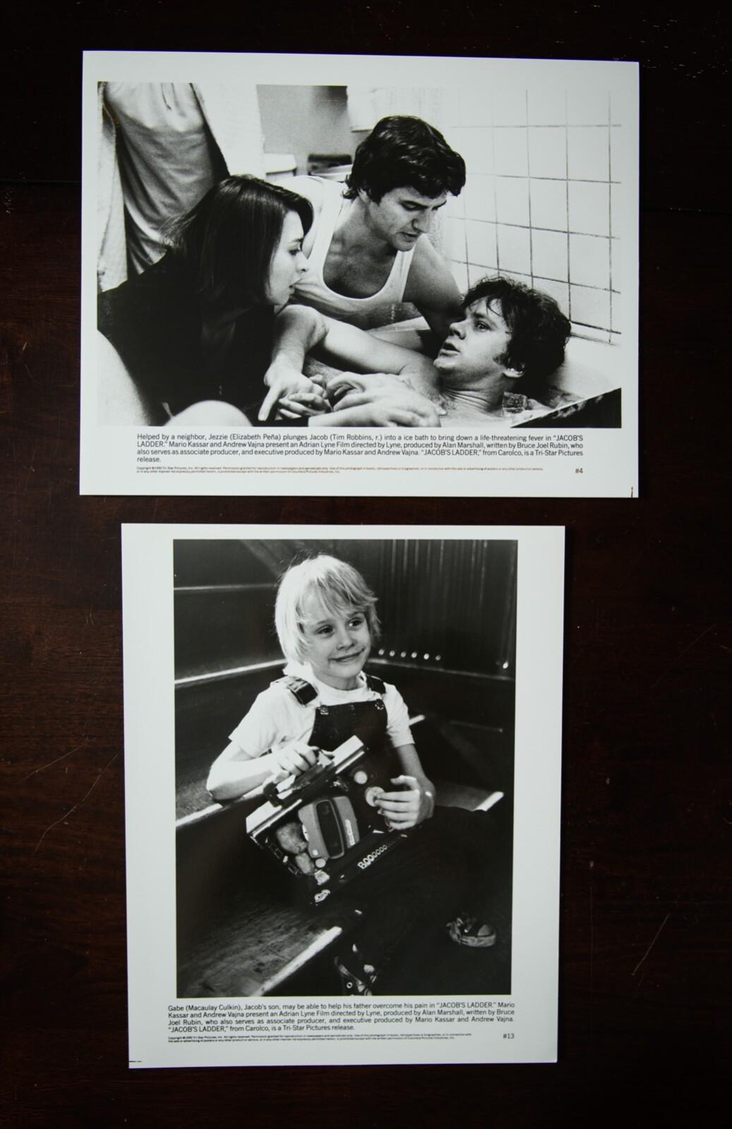"Jacob's Ladder" (1990) movie press kit photos - Macaulay Culkin, Tim Robbins