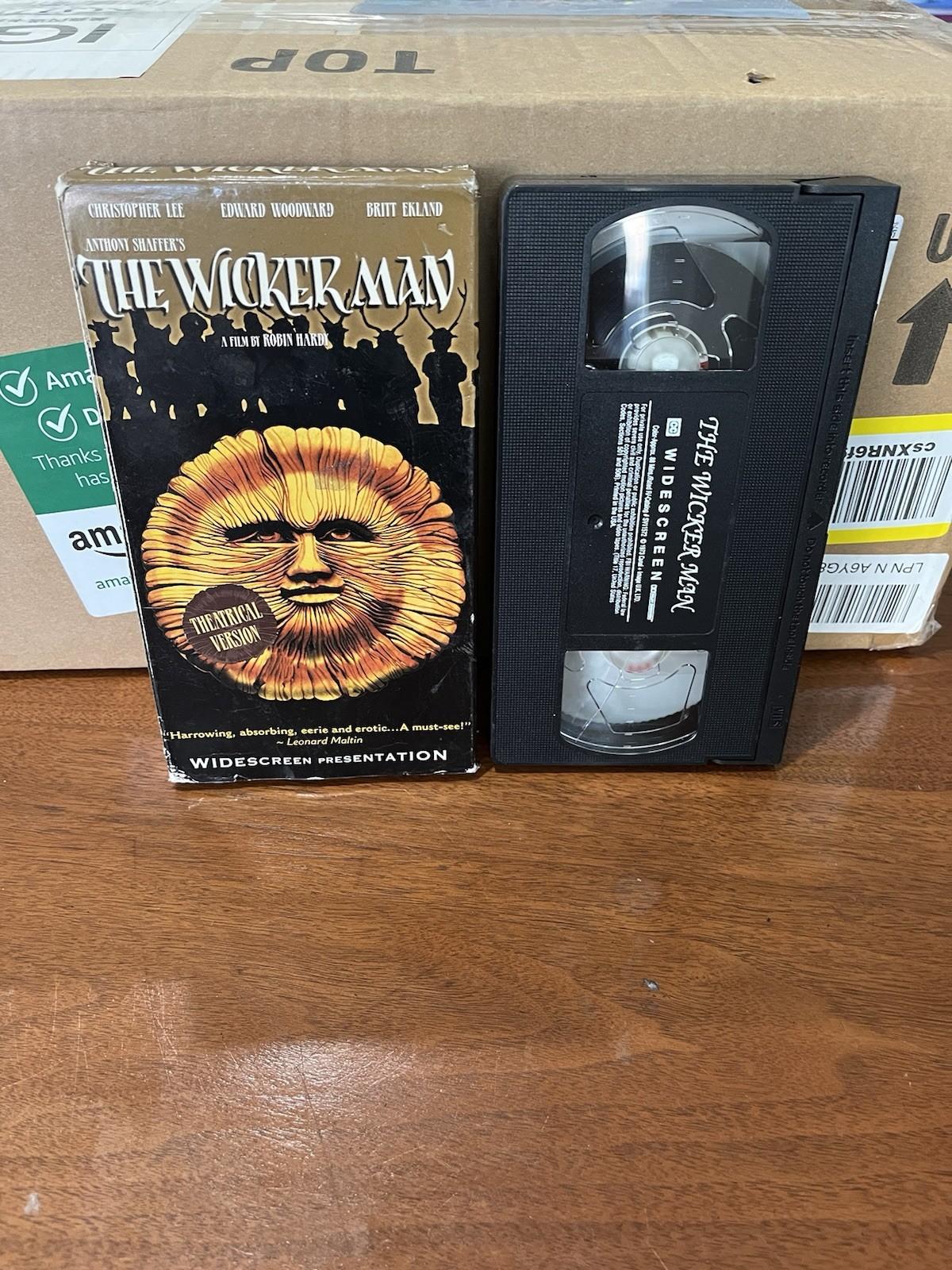 The Wicker Man-1985 Print (VHS, 1973 Horror) RARE