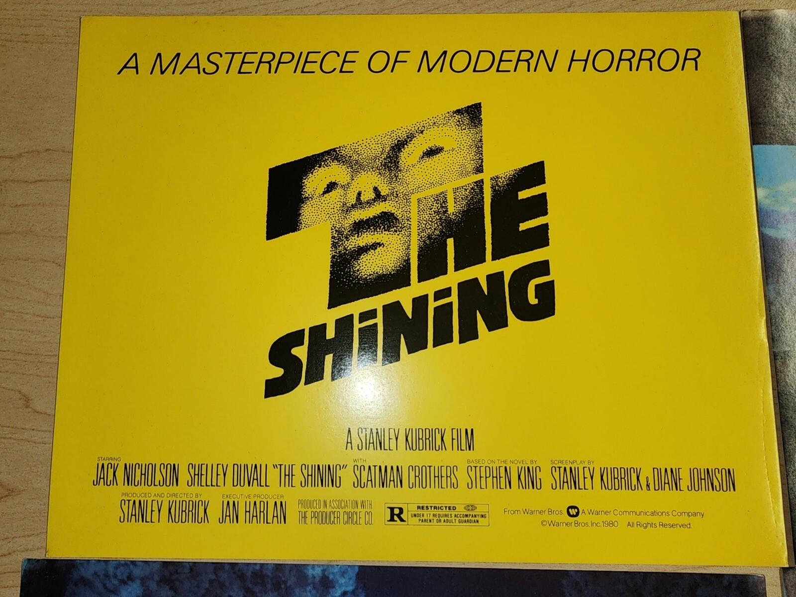 THE SHINING ORIGINAL 8X10 LOBBY CARD SET OF 9 1980 