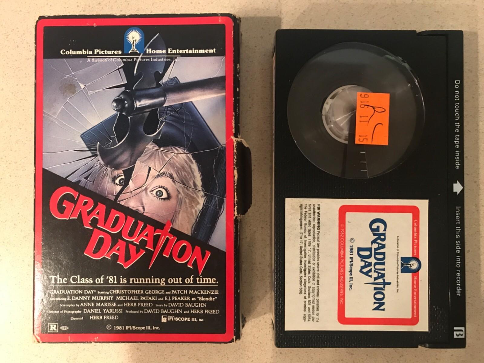 Graduation Day (BETA, 1982, Columbia Gatefold) Christopher George