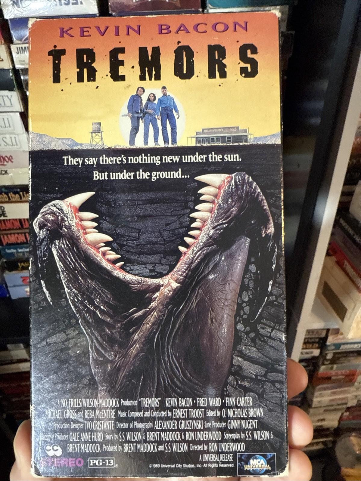 Tremors 1990 VHS Rare Original Release NON RENTAL VERY GOOD 