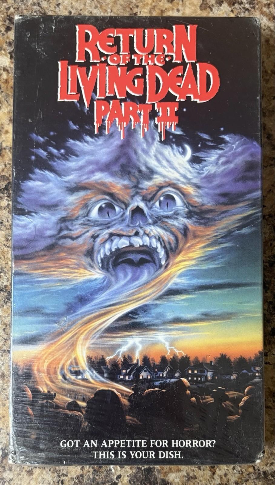 Return of The Living Dead Part 2 II New VHS 1987 Horror Cult Zombie Rare Sealed