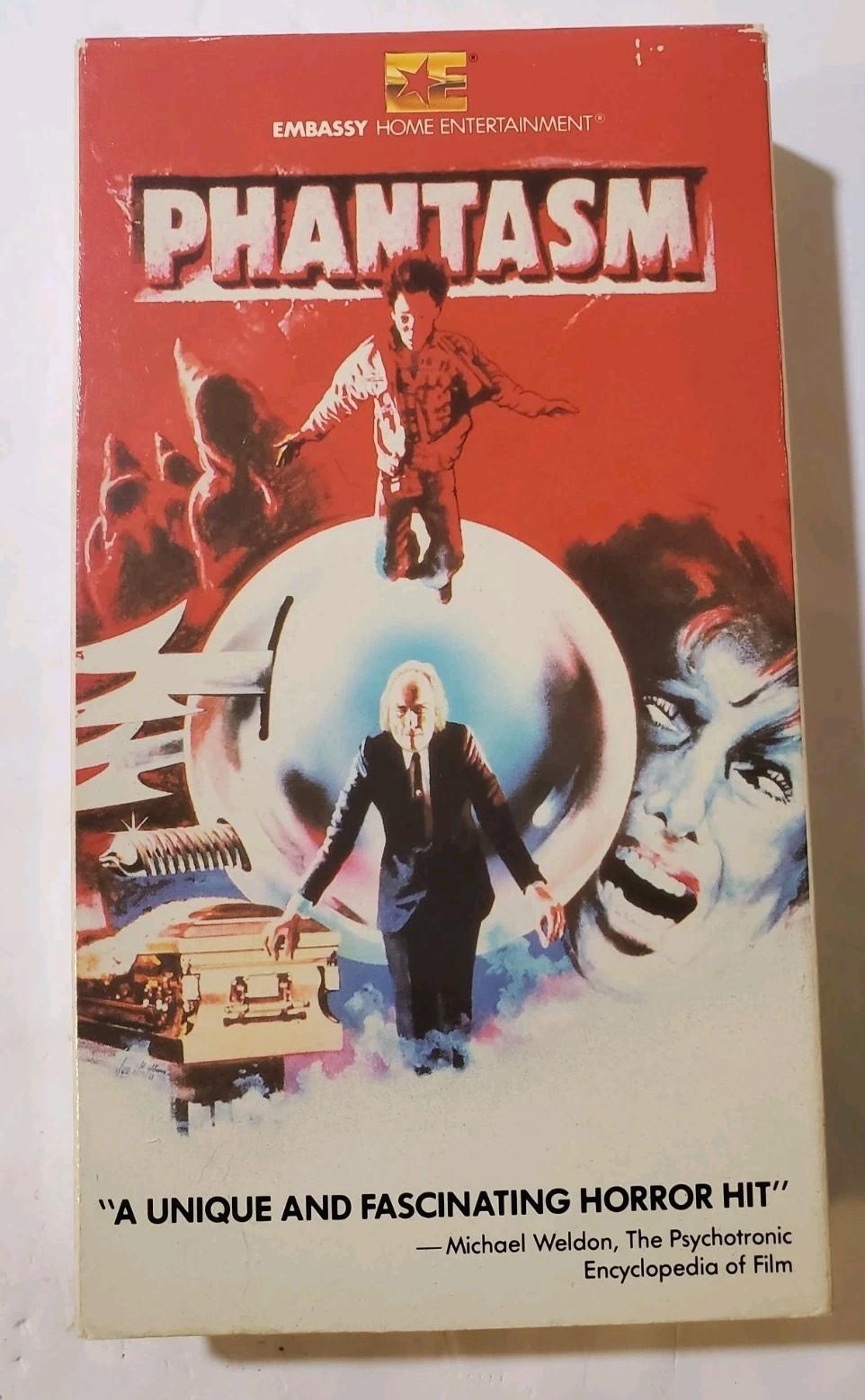 Phantasm- VHS 1979 Embassy Pictures/ Nelson Ent., Fairly Rare Horror 198 release