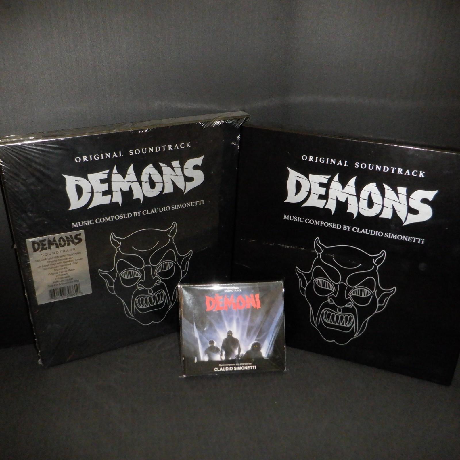 DEMONS Soundtrack 1985 DLX BOX SET x2 Claudio Simonetti NEW + BONUS CD LD more!