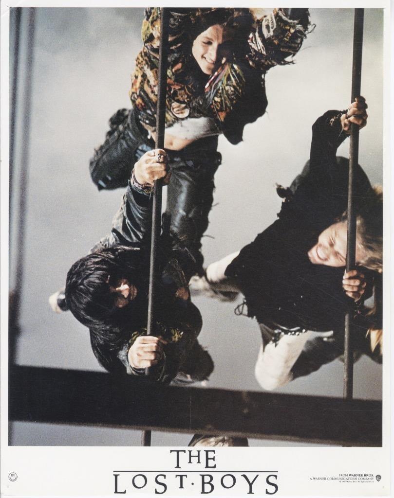 "THE LOST BOYS"-ORIGINAL GERMAN  LOBBY CARDS (16)-JASON PATRIC-COREY HAIM-HORROR