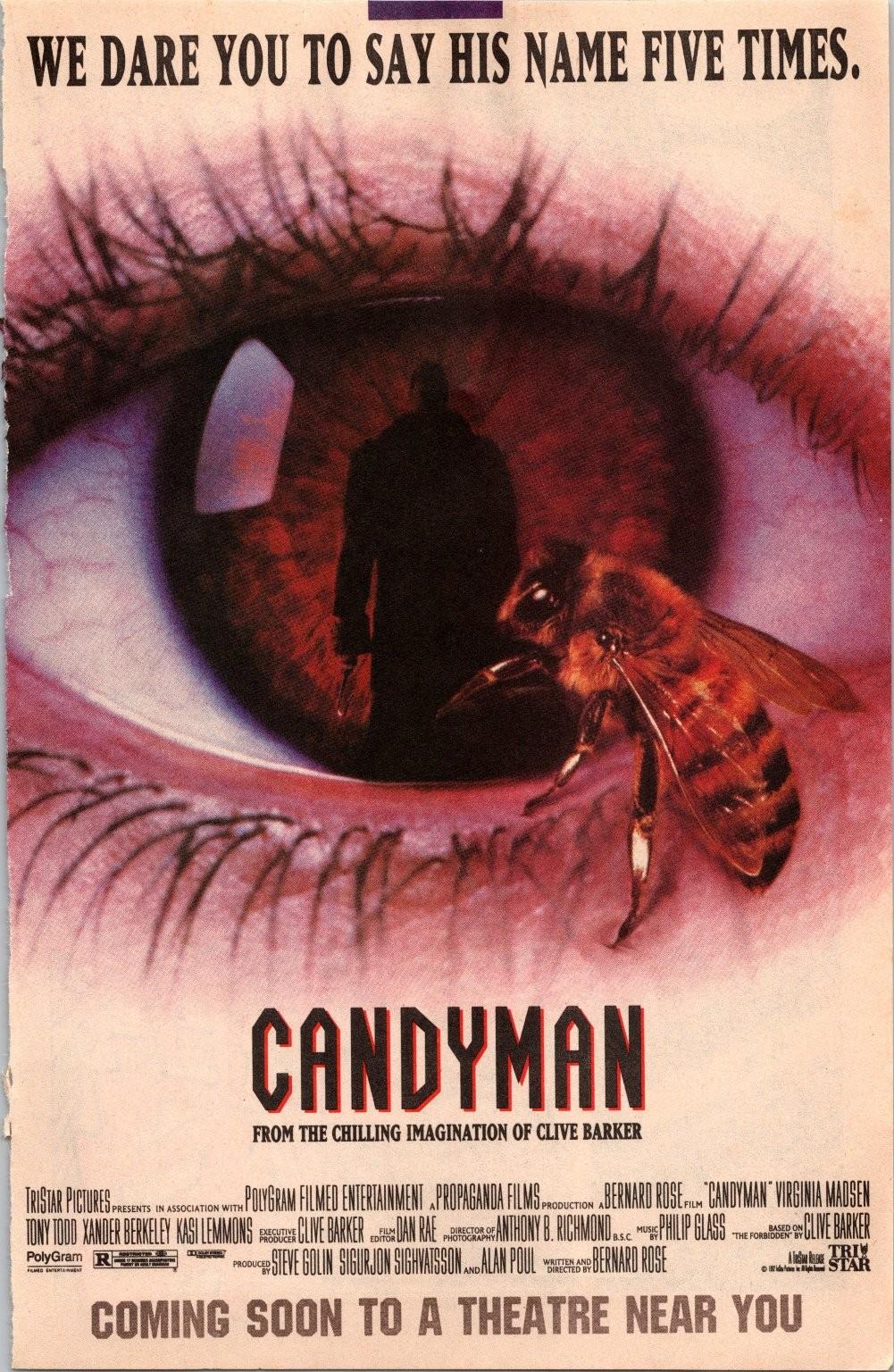 Candyman 1992 Movie Promo Flyer Original Horror Film Ad TriStar Pictures