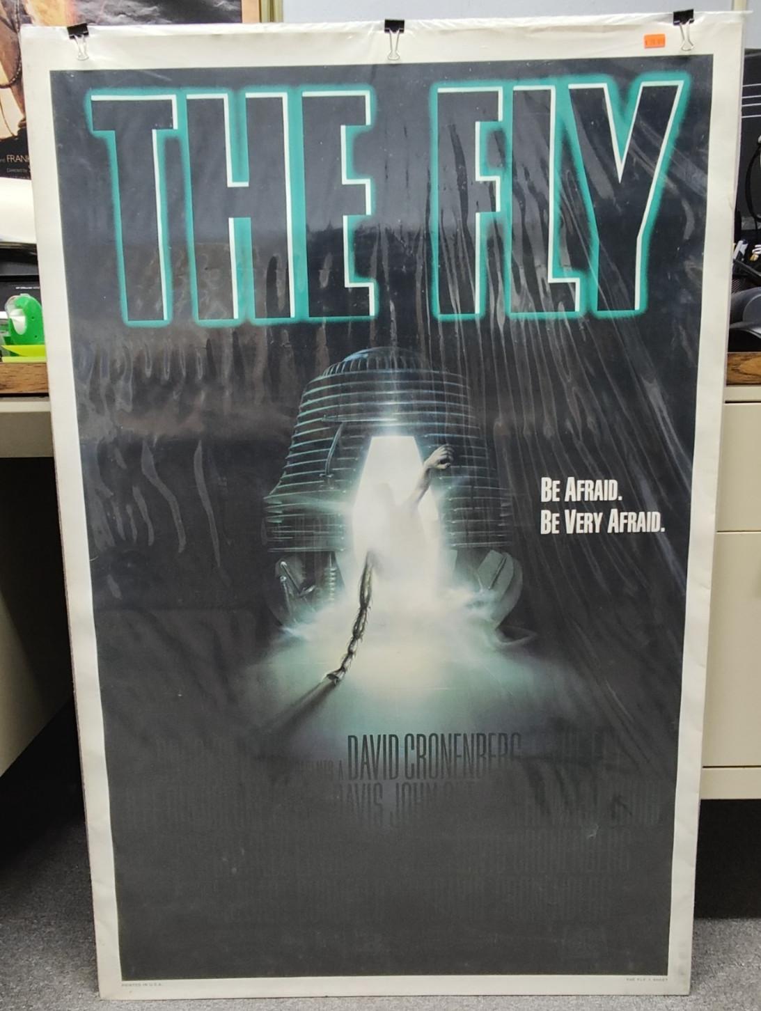 THE FLY (1986) - ORIGINAL THEATRICAL ONE SHEET MOVIE POSTER - ROLLED