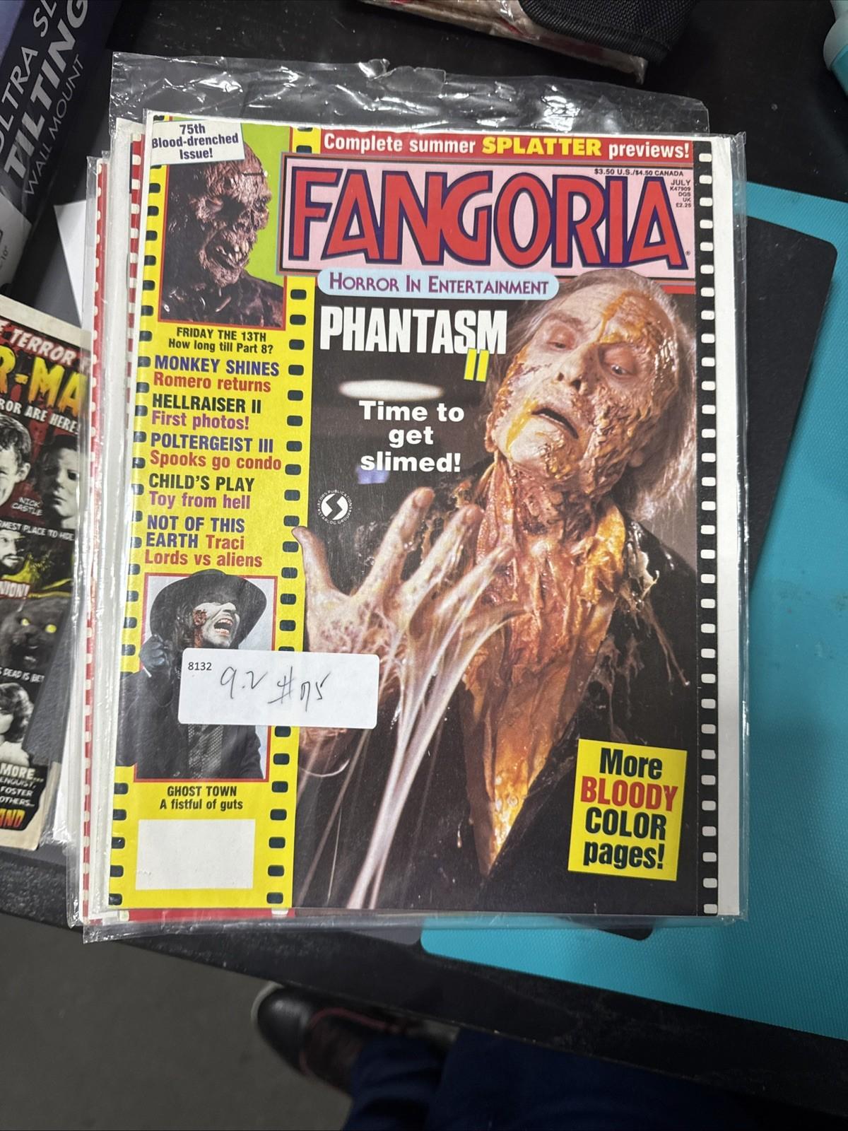 FANGORIA # 75 JULY 1988 PHANTASM 2 HELLRAISER 2 CHILD’S PLAY
