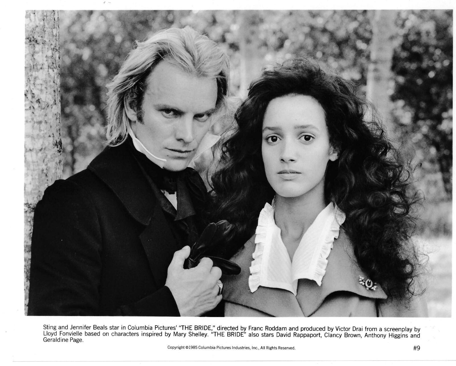 Press Kit for THE BRIDE (1985) Jennifer Beals, Sting, Anthony Higgins