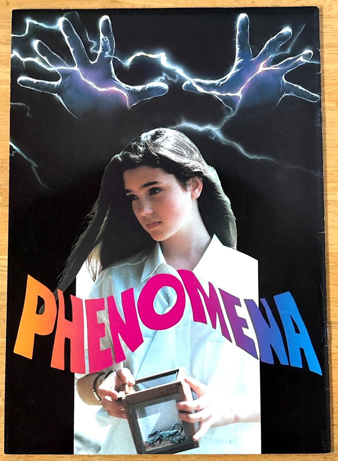 PHENOMENA 1985 Japan Movie Program Dario Argento Jennifer Connelly Horror