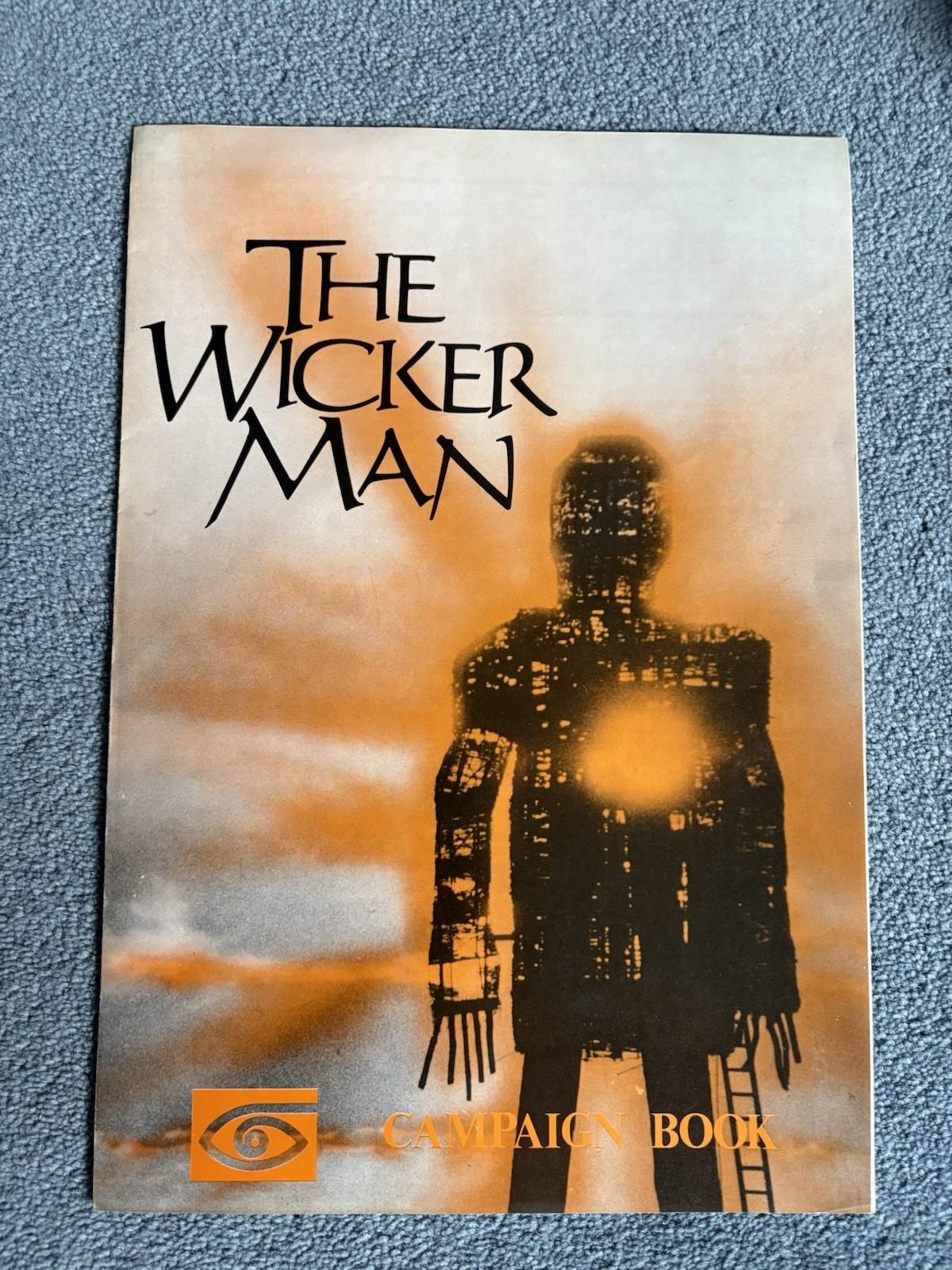 The Wicker Man British Press Campaign Book 1973 Very Good Condition