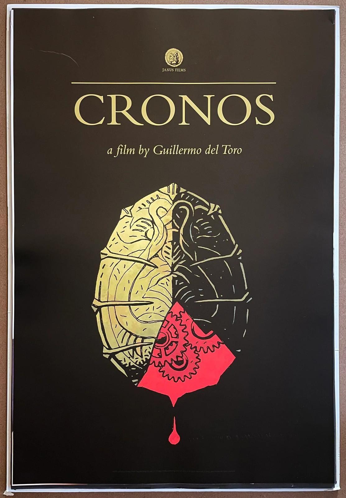 Cronos 1993 US One Sheet 27x40 DS Poster Guillermo del Toro Horror