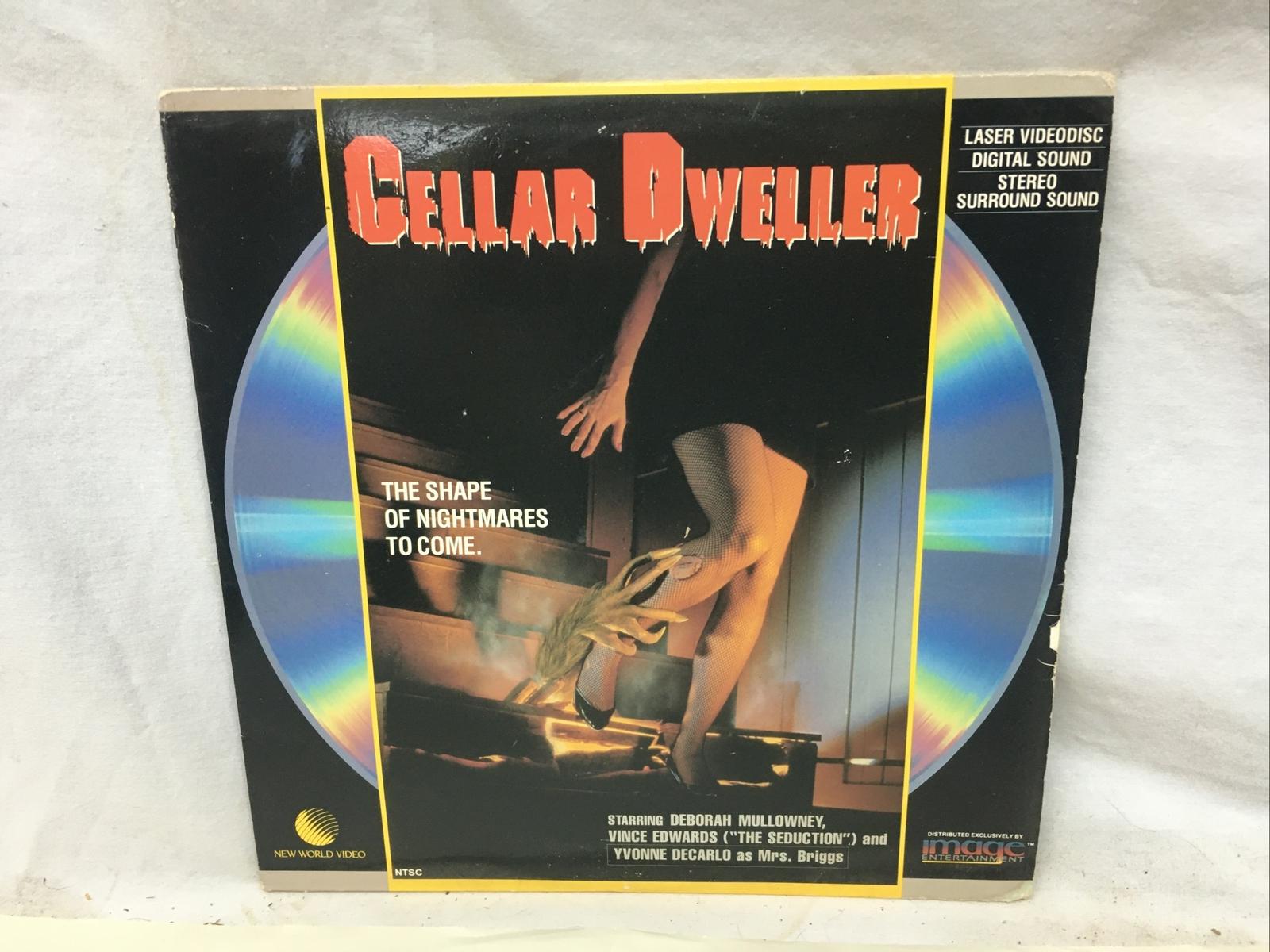 Cellar Dweller CLV/CAV Laserdisc 1987 Horror Suspense Deborah Mullowney