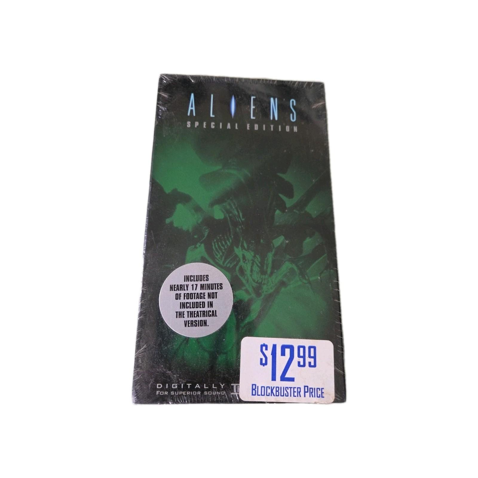 Aliens Special Edition (1986) VHS 17 Minutes of restored footage New SEALED