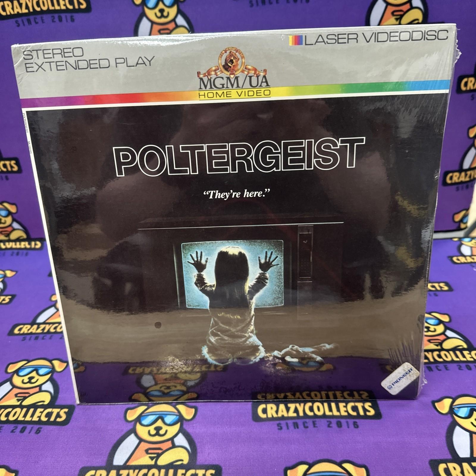 Vintage Poltergeist LaserDisc MGM Home Video Horror Movie 1980s Rare Sealed New