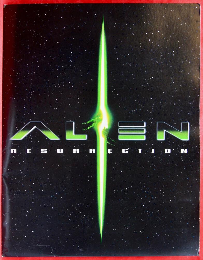 Alien Resurrection Movie Rare Vintage 1997 Press Kit with Photo's Near Mint Cond