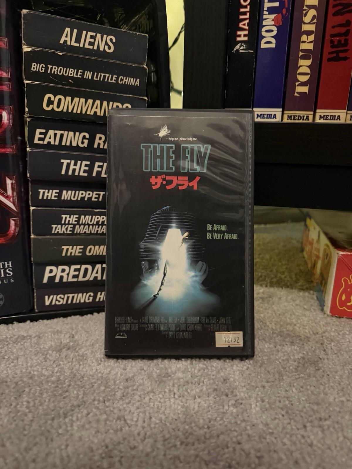 THE FLY 1986 VHS English Japanese sub NTSC Original Cronenberg Goldblum