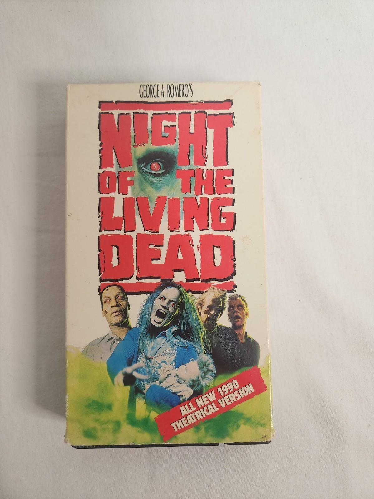 Night Of The Living Dead - 1990 Remake - Vintage 1996 VHS Tape Horror Movie