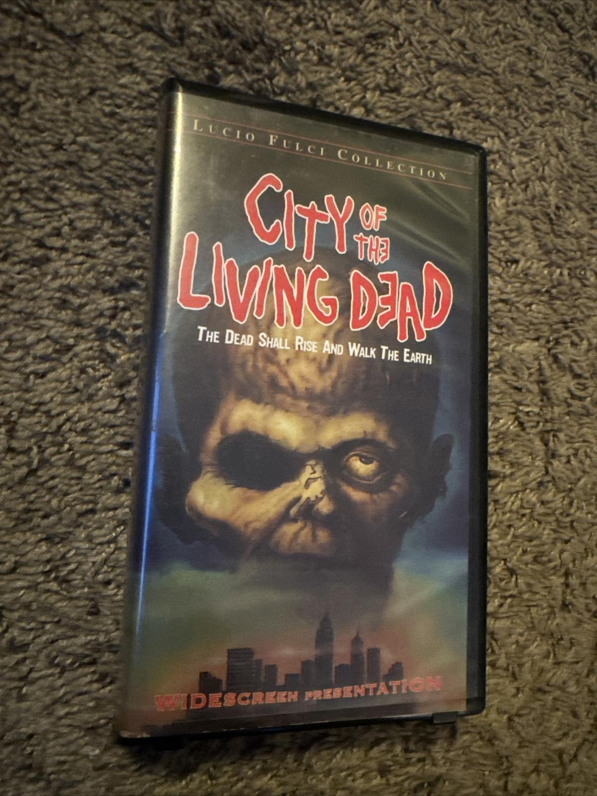 Lucio Fulci Collection~ City of The Living Dead Widescreen VHS HTF Rare Horror
