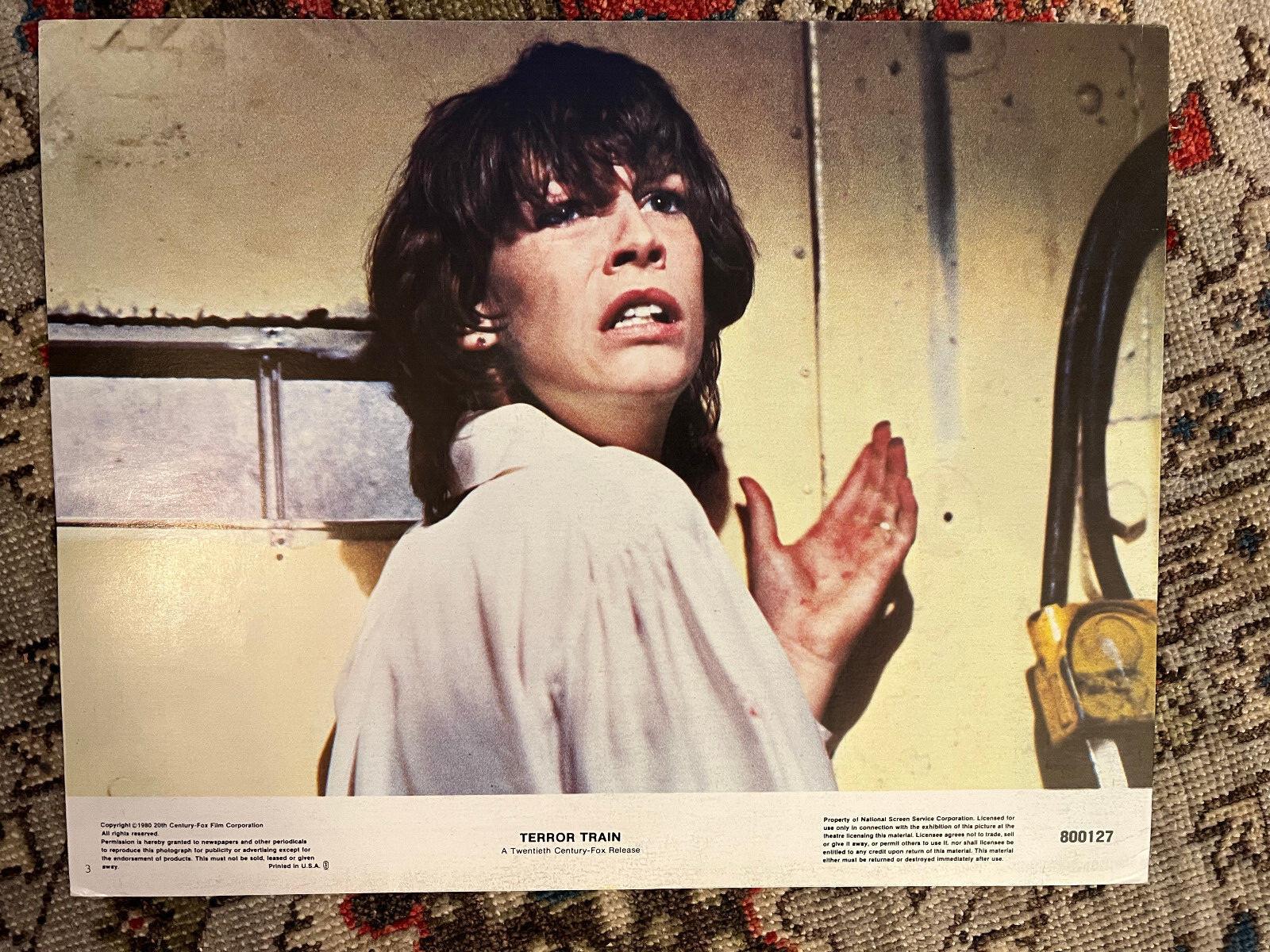 Terror Train 1980 20th Century Fox 11x14" horror lobby card Jamie Lee Curtis