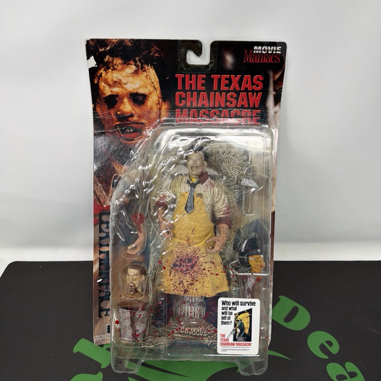 McFarlane Toys Texas Chainsaw Massacre Leatherface Figure  Movie Maniacs Sealed
