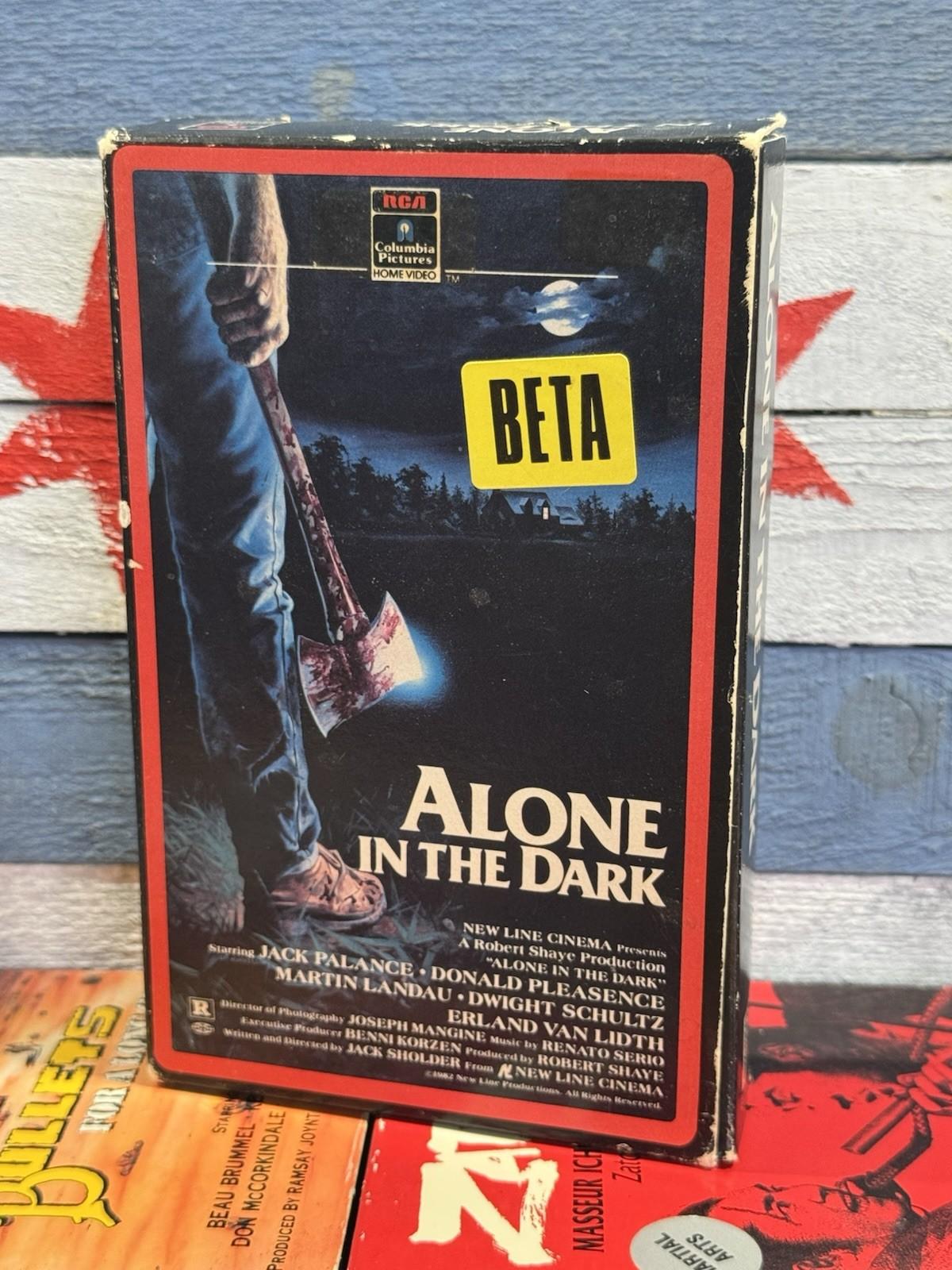 Alone In The Dark Beta Not VHS Rare Horror Slasher RCA