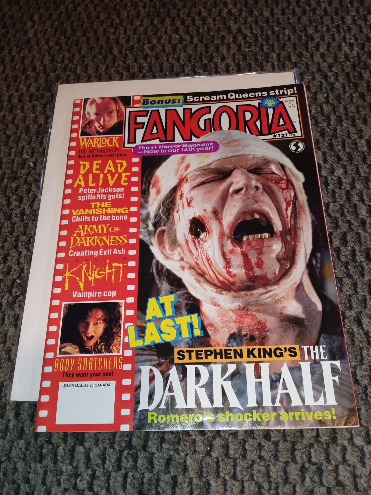 Fangoria #121  April 1993 - Warlock, The Dark Half, The Vanishing, Body Snatcher