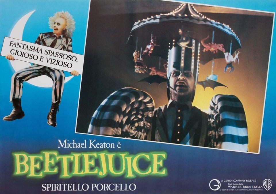 Beetlejuice 1988 Italian Fotobusta Poster