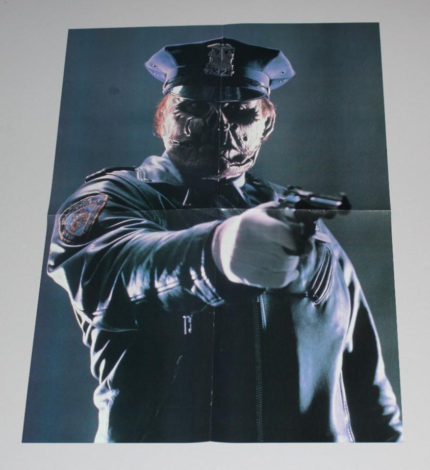 MANIAC COP 1980s ORIGINAL POSTER OOP 90s HORROR MOVIE VIDEO VHS DISPLAY! RARE!!!