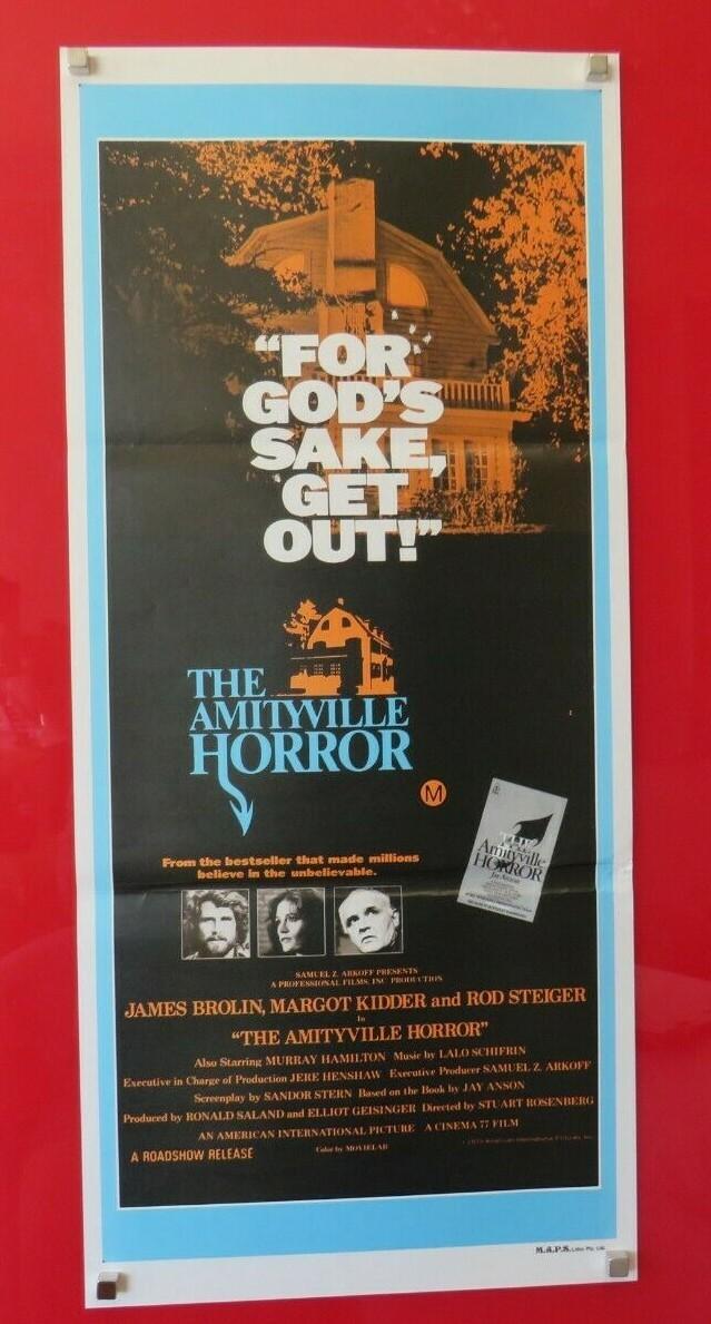 THE AMITYVILLE HORROR ORIGINAL 1979 CINEMA DAYBILL FILM POSTER James Brolin