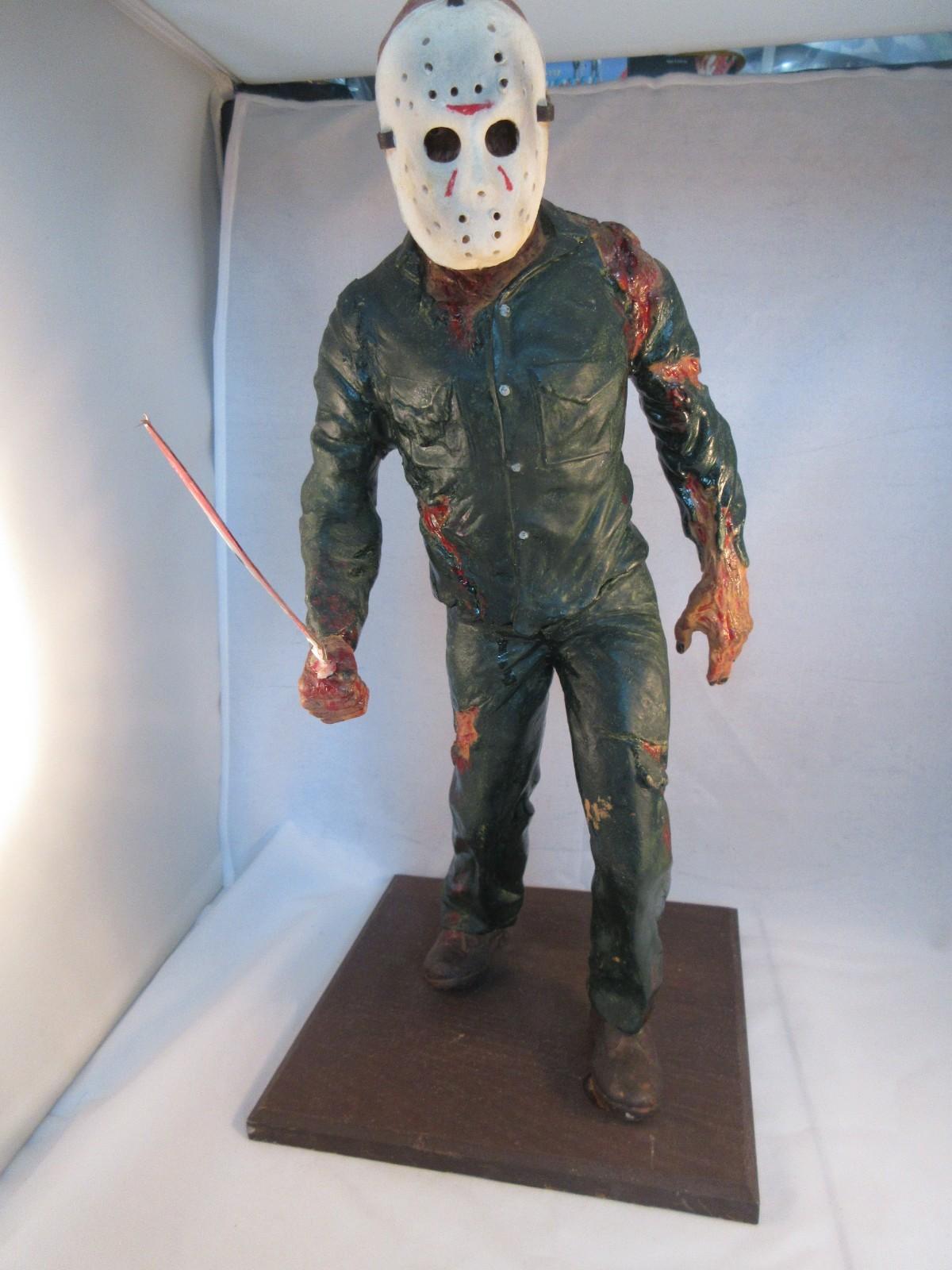 Vintage 1989 Screamin Jason Voorhees Friday Model Pro built & painted 1/4 Scale