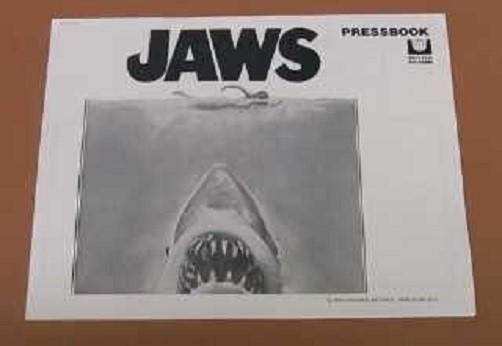 JAWS ORIGINAL NEAR MINT UNUSED PRESSBOOK 1975 STEVEN SPIELBERG PRESS BOOK SHARK 