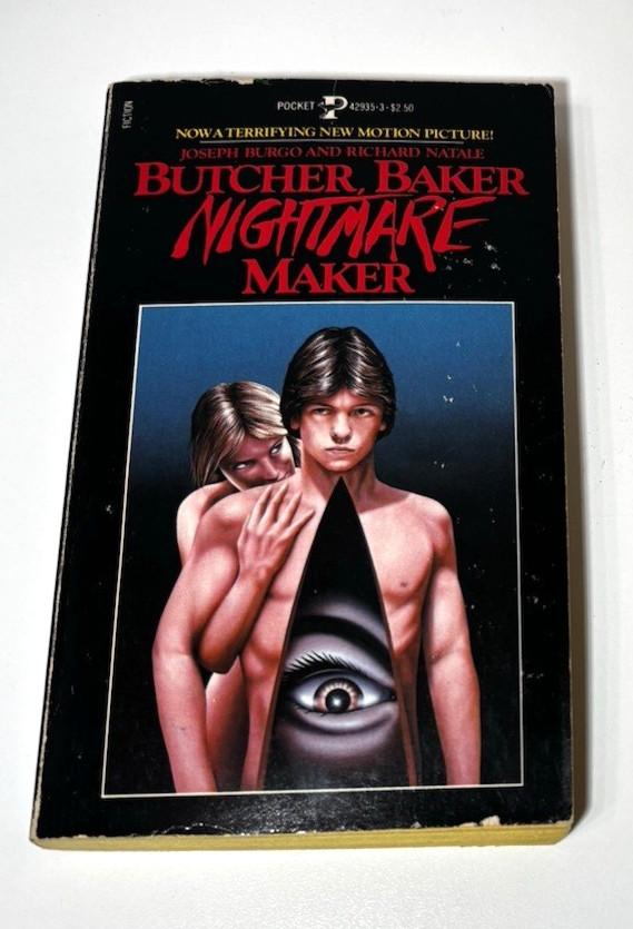 BUTCHER BAKER NIGHTMARE MAKER 1981 POCKET BOOKS BURGO NATALE NIGHT WARNING