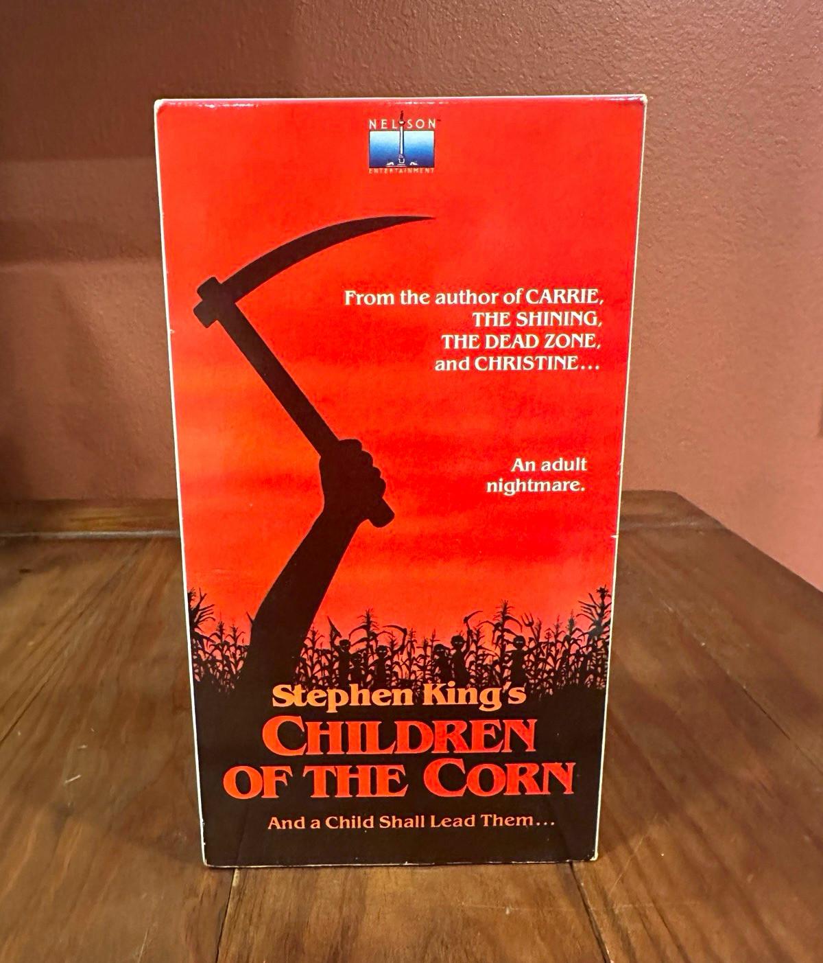 Children of the Corn VHS 1984 Nelson Entertainment Stephen King Horror Rare