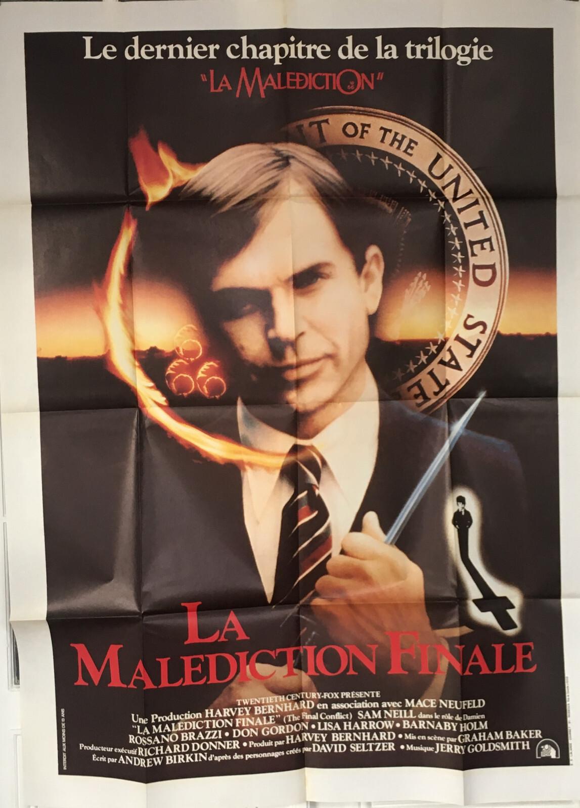 DAMIEN THE FINAL CONFLICT 47x63 French 1981 Sam NEILL