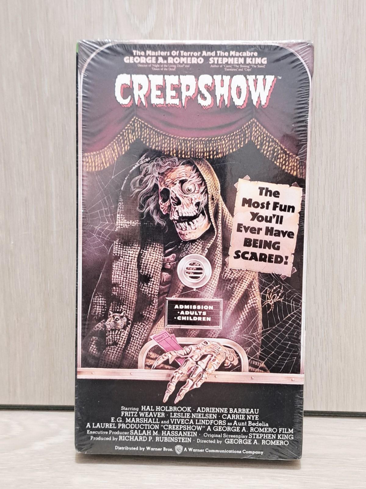Vintage Creepshow VHS Tape  Warner Bros. Brand New Sealed RARE 1987 Horror 