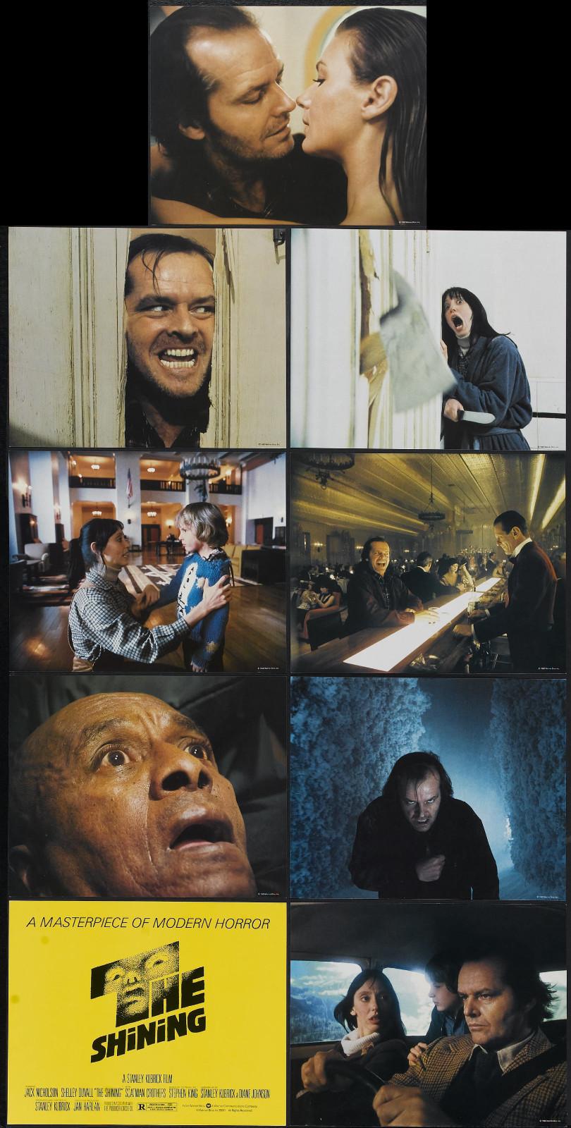 THE SHINING original 1980 color photo lobby set JACK NICHOLSON/STANLEY KUBRICK