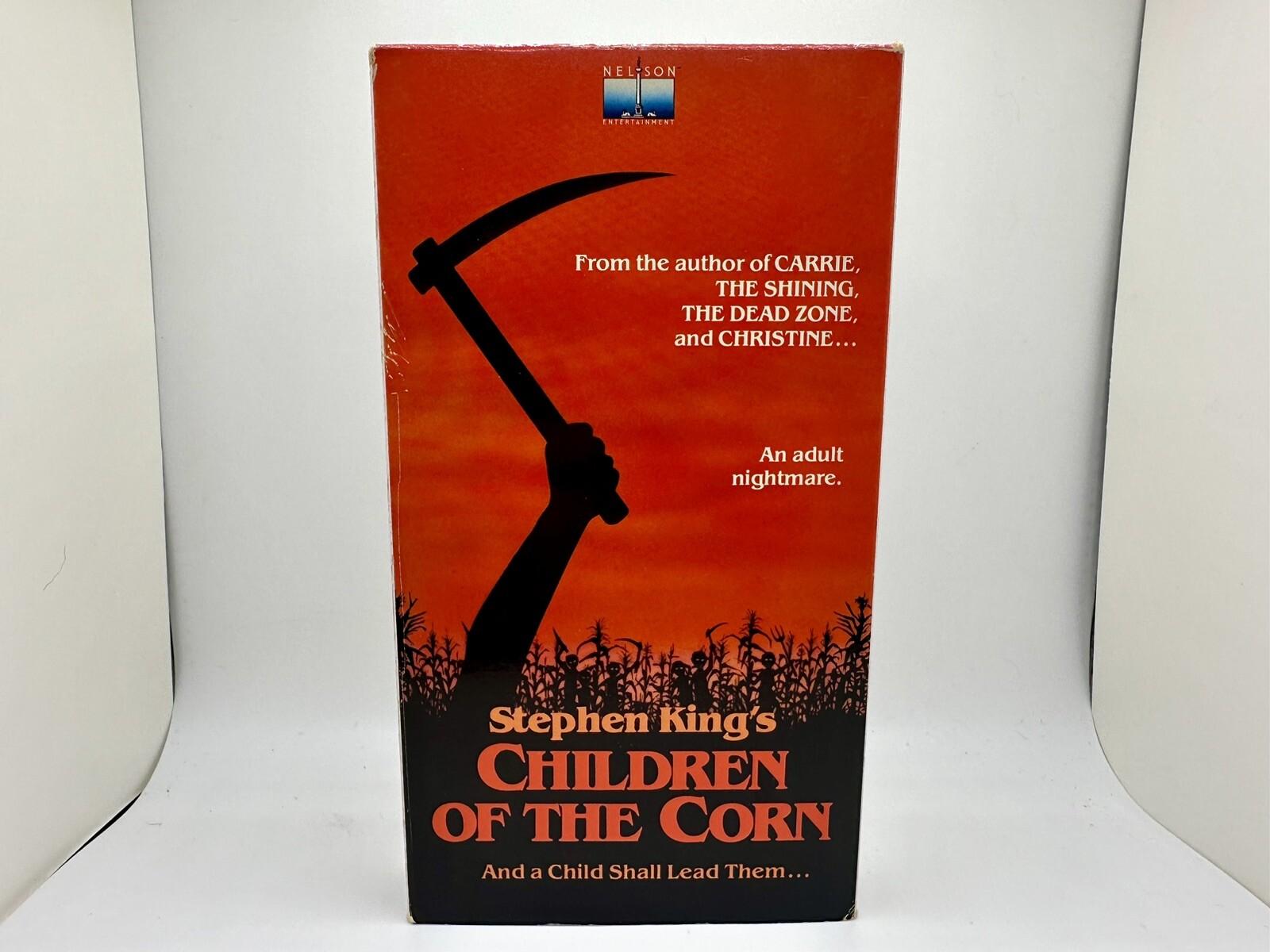 Children Of The Corn (Horror 1984) Rare Nelson Ent. Print VHS - Excellent Shape