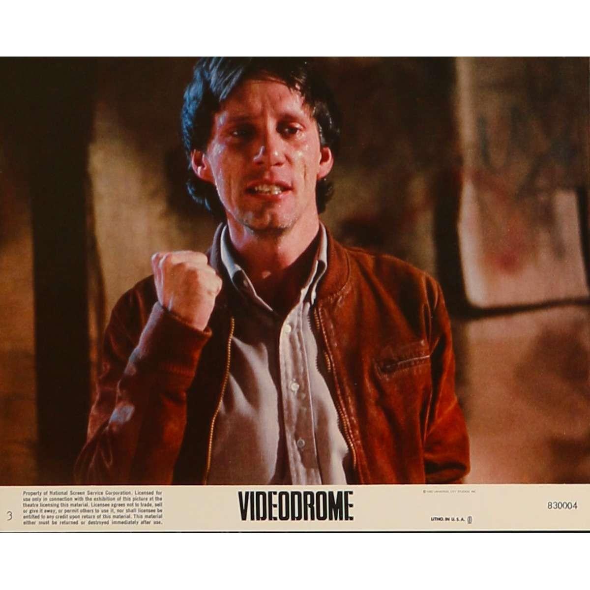 VIDEODROME Original Lobby Card N3 - 8x10 in. - 1983 - David Cronenberg, James Wo