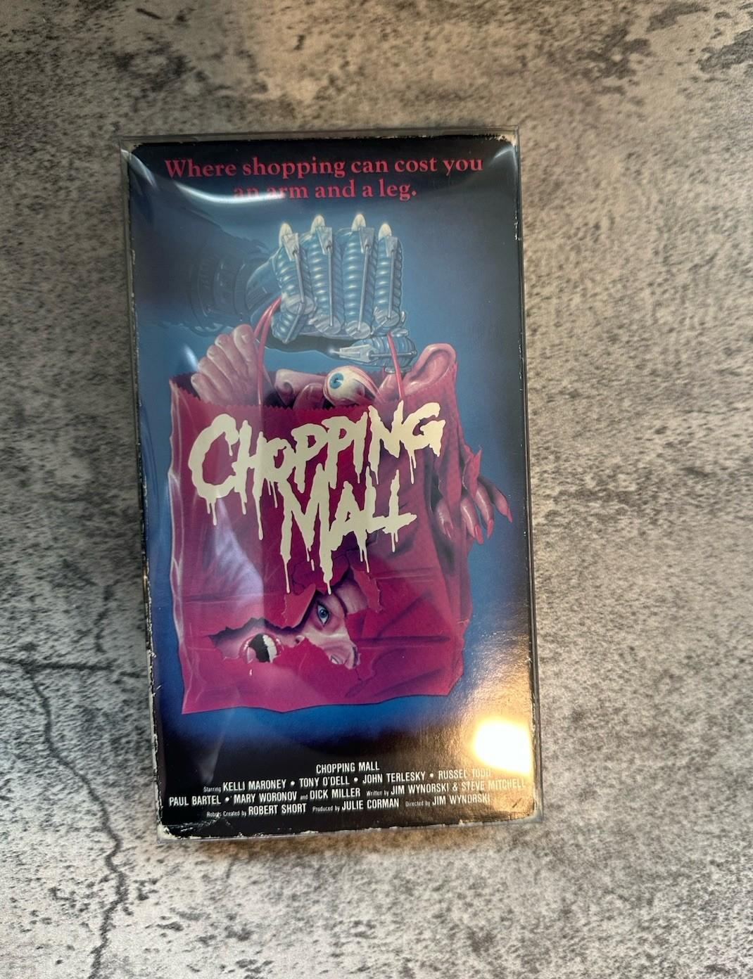 Chopping Mall Lightning Video Authentic VHS TAPE • Collectible horror film 1986 