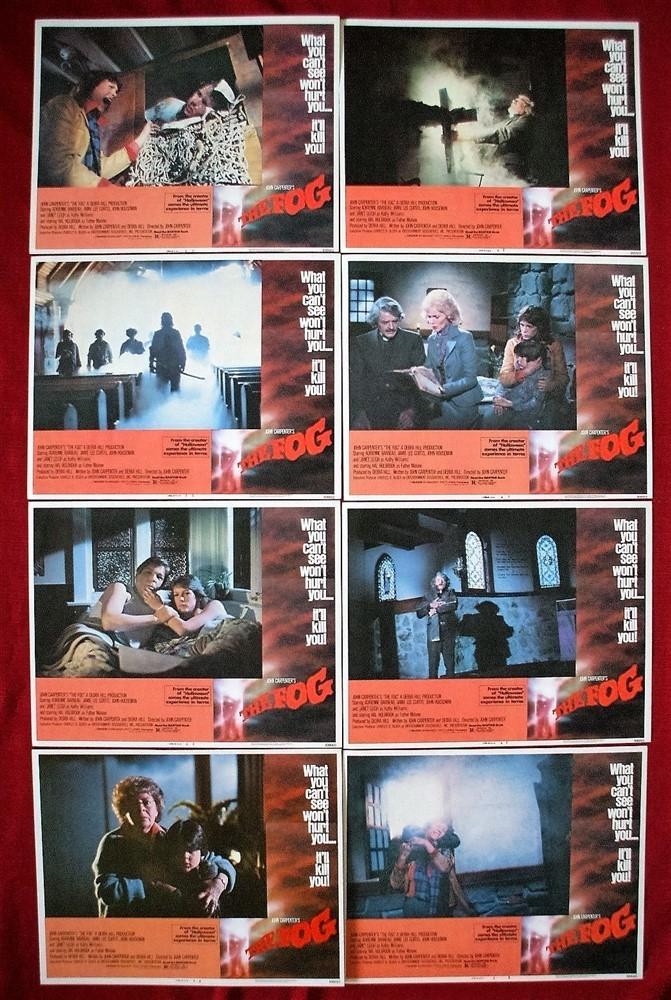 THE FOG 11X14 ORIGINAL MINT LOBBY CARD SET JOHN CARPENTER 1980 JAMIE LEE CURTIS