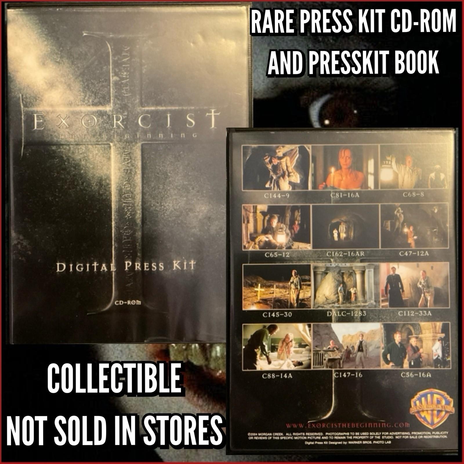 EXORCIST THE BEGINNING Rare Press Kit! DISC & Booklet! COLLECTIBLE NOT IN STORES