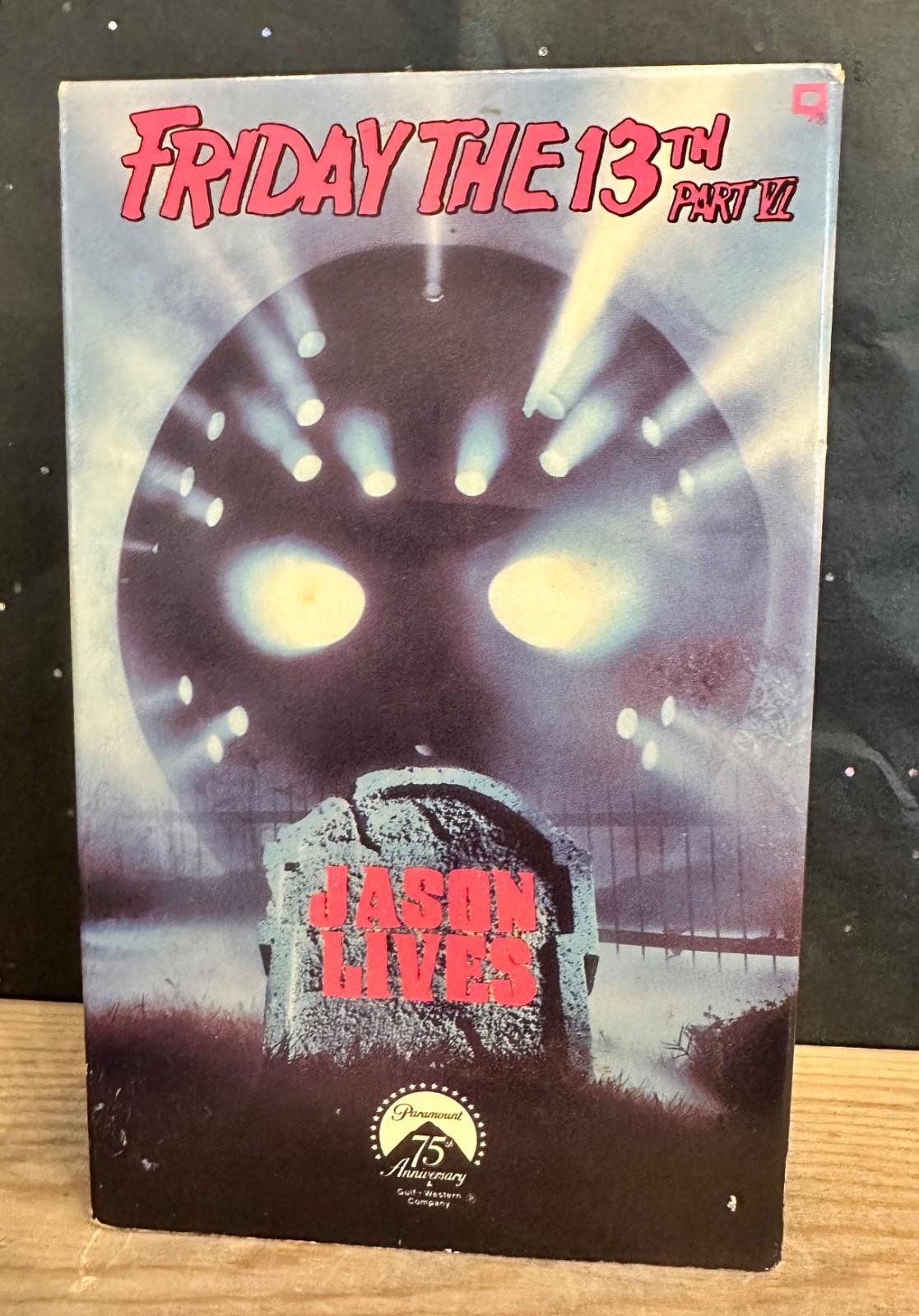 BETAMAX Horror Movie "Friday the 13th Part VI Jason Lives" (Beta, 1987)