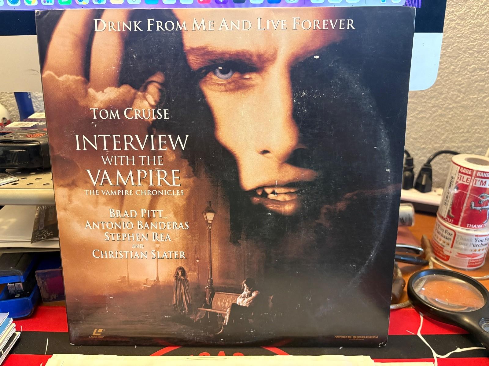 Interview with the Vampire 1995 Laserdisc,Warner Bros.13176, Bi-Fold Sleeve Rare