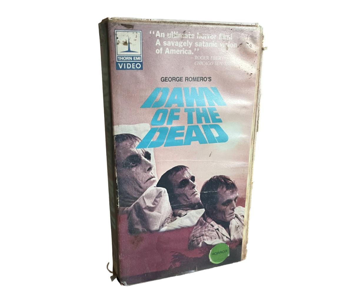 Dawn of the Dead VHS Thorn EMI TVE 1977 Big Box George Romero Horror Rare