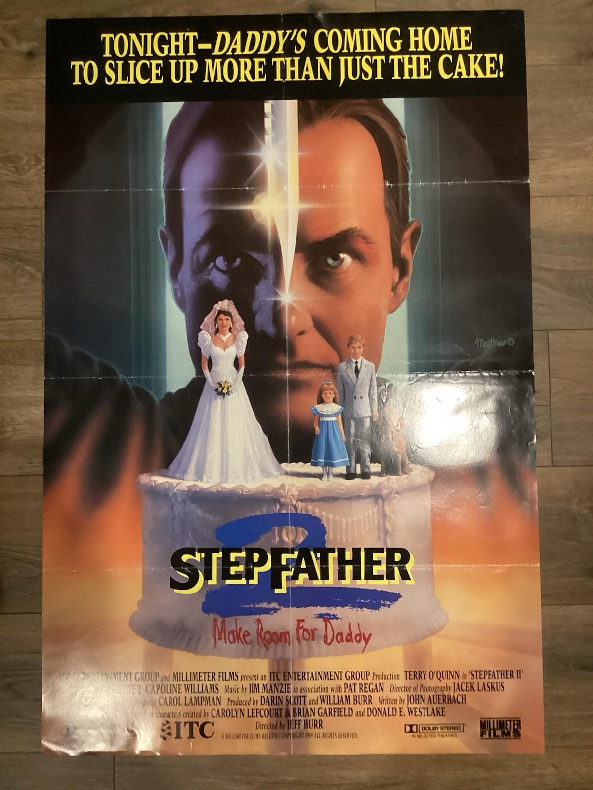 STEPFATHER 2 - 27x40 Folded Movie Poster 1989 Horror Meg Foster